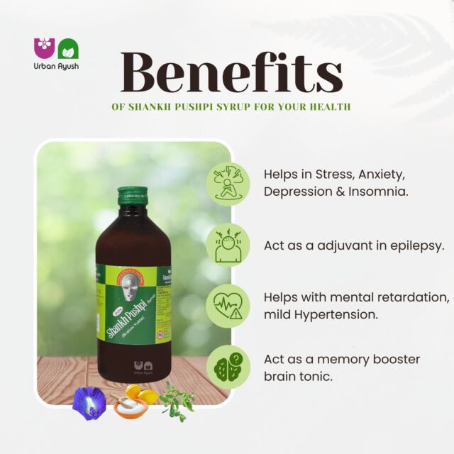 🌱 Discover the benefits of Unjha Shankhpushpi Syrup! Infused with Brahmi, it’s a natural way to reduce inflammation, enhance brain function, and lower blood pressure. Perfect for tackling anxiety and stress. Feel the difference today! 🌿🧠💧
.
.
.
.
 #HolisticHealth #HerbalRemedies #StressFree #BrainBooster #UnjhaSyrup
