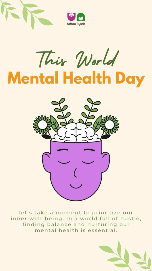 ✨ Happy World Mental Health Day! Embrace holistic wellness with Ayurveda to nourish your mind and spirit. Let’s prioritize mental health together!

#worldmentalhealthday #health #ayurveda